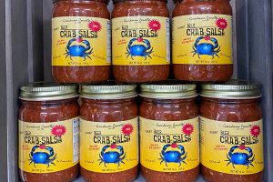 Jars of salsa